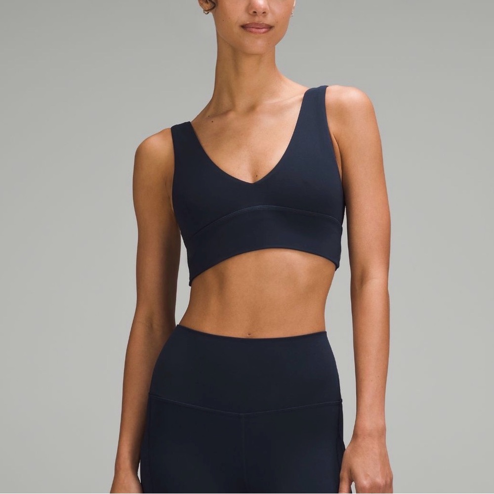 Lululemon Align V-Neck Sports Bra - True Navy